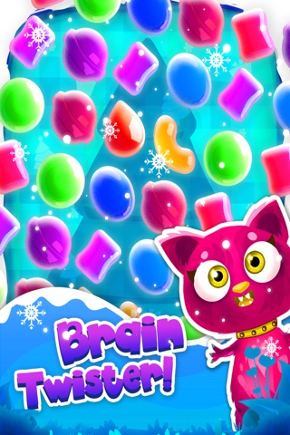 Frozen Ice Puzzle - match-3 candy fruit’s get shock of angry toy free screenshot 2