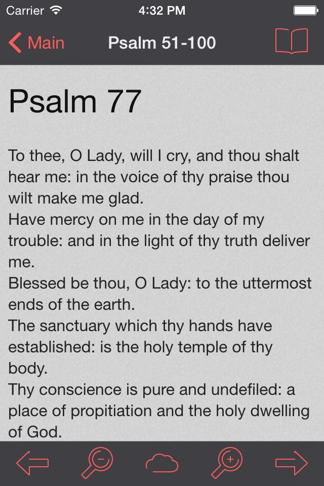 Catholic Psalter of the Blessed Virgin Mary screenshot 2