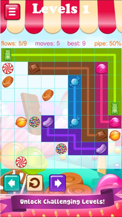 Candy Land Rush! Sweet Sugar Town Matching Puzzle Game