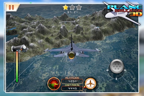 Plane Simulator 3D - Free games screenshot 4