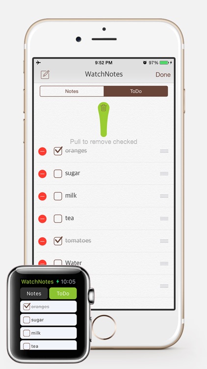 WatchNotes - Notes/Memo/Todo/Checklist for Apple Watch