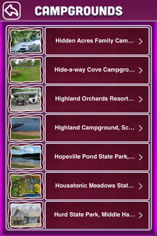 Connecticut Campgrounds Offline Guide screenshot 3