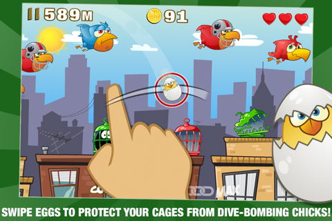 City Birds - Birdcage Blowout! screenshot 2