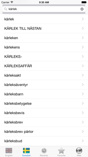 Swedish English dictionary - Svenska engelska ordbok, best t(圖5)-速報App