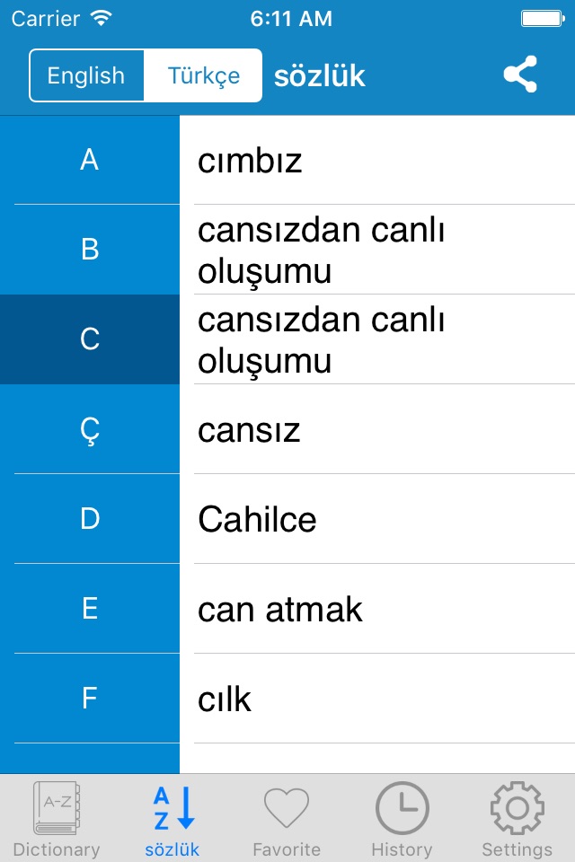 English - Turkish & Türkçe - English Dictionary screenshot 4
