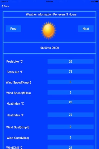 Historical Weather Conditions screenshot 2