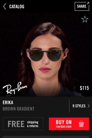 Ray-Ban Virtual Try-On screenshot 3