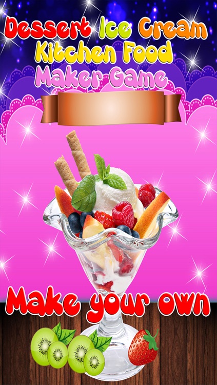 A Dessert Ice Cream Kitchen Food Maker Game Pro screenshot-4