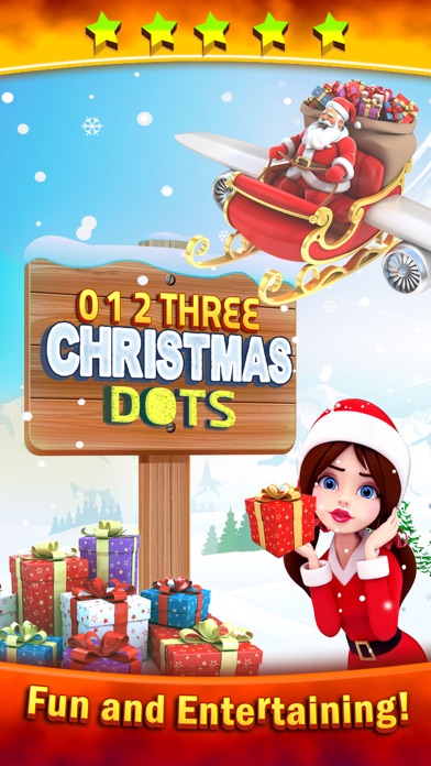 0 1 2 Three Christmas Dots: Magic Land for Santa Claus, Elves and Fairy Tale 1.0 IOS -