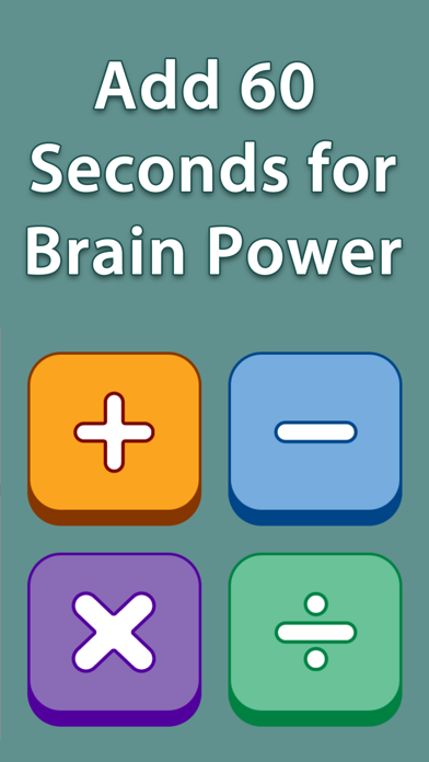 How to cancel & delete Add 60 Seconds for Brain Power - Subtraction Lite Free from iphone & ipad 1
