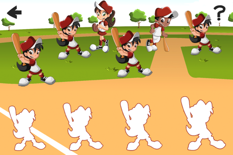Baby Puzzle: Base-ball Kids Game for Small Children. Sort-ing Objects by size screenshot 4