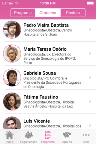 XIII Congresso Português de Ginecologia screenshot 3
