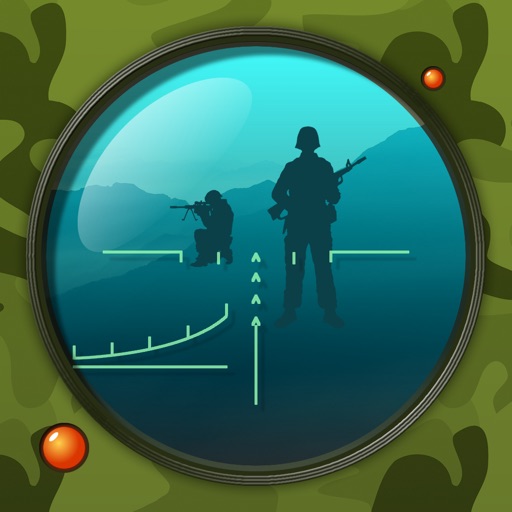 Sniper scope + offline maps icon