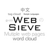 Web Sieve - create word cloud based on web pages
