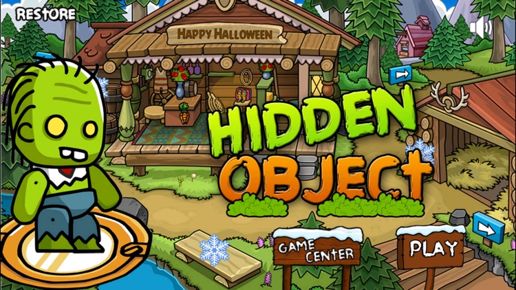 Halloween Hidden Objects game