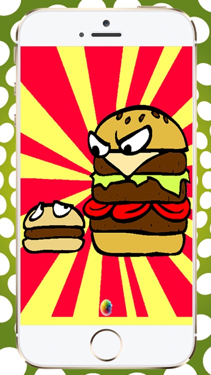 Coloring Book Funny Food screenshot-3