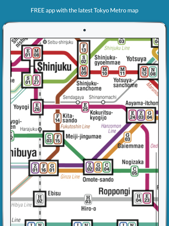 Tokyo Metro Map
