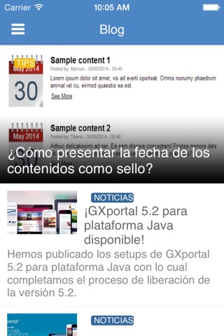 GXportal screenshot 3