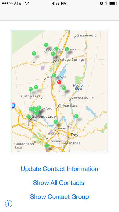 How to cancel & delete Contact Maps from iphone & ipad 1