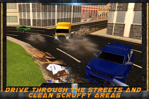 City Driver Garbage Road Truck: Metro Cleaning Crew Simulator screenshot 4