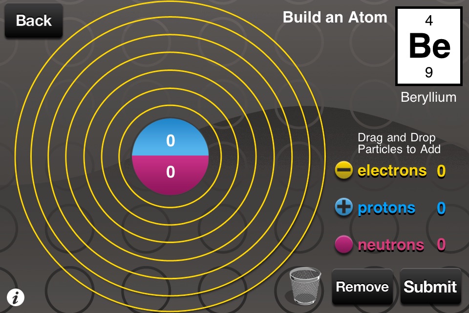 Building Atoms and Isotopes screenshot 2
