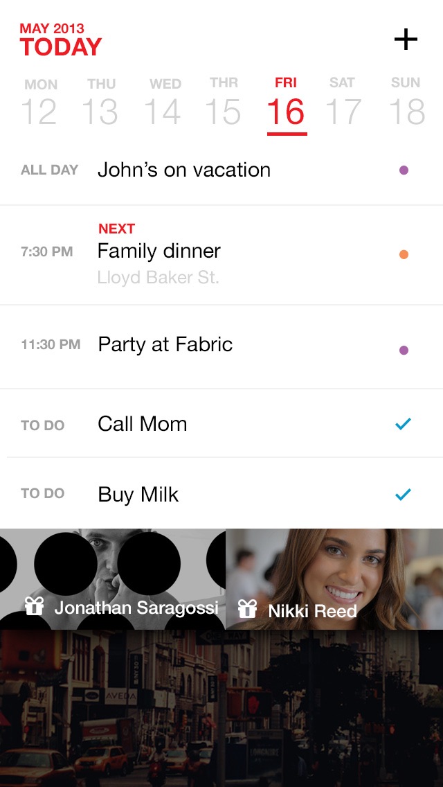 Cal – Shared Calendar, Daily Organizer, Weekly Planner Screenshot on iOS