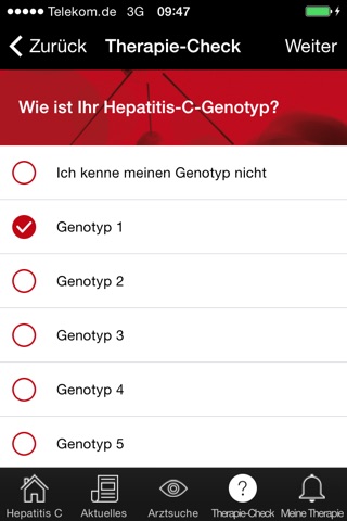 Hepatitis C Therapie screenshot 4