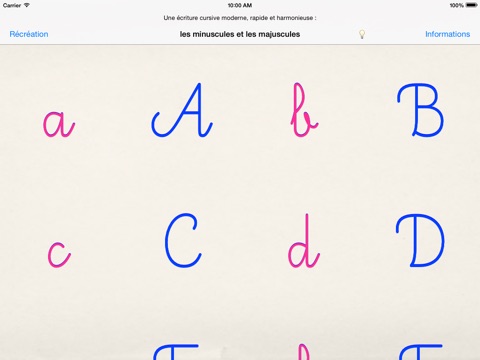 Ecriture moderne cursive à l'école : GS, CP, CE1 - minuscules et majuscules screenshot 2