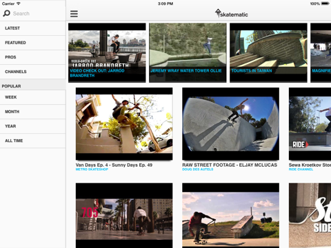 Skatematic Skateboard Videos screenshot