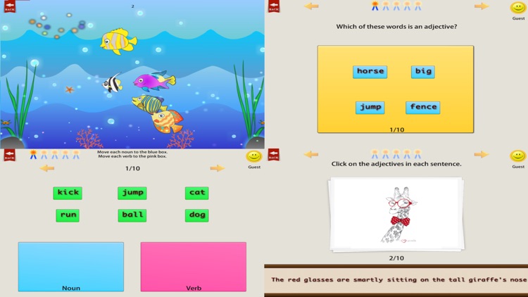 English Grammar - Nouns, Verbs, Adjectives and Adverbs for all level Free screenshot-3