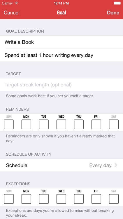Goal Streaks - Daily Goals & Habits Tracker screenshot-3