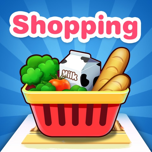 KidsBook: Go Shopping -  Interactive HD Flash Card Game Design for Kids Icon