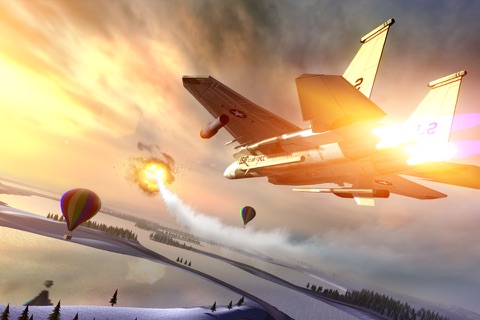 Frozen Air War Jet Fighter screenshot 3