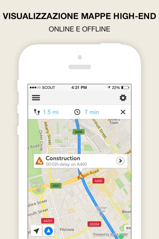 GPS Navigation, Maps & Traffic - Scout screenshot 3