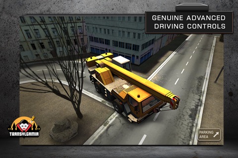 Construction Crane 3D Parking - Realistic Driving Simulator screenshot 4