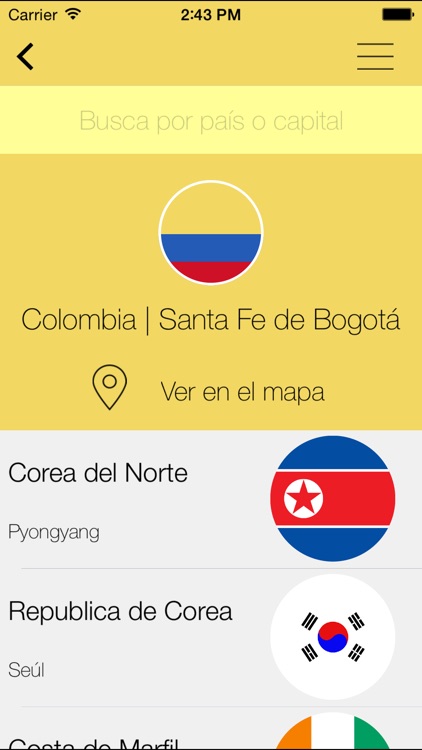 El mundo en colores: países, capitales y banderas screenshot-4