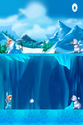 Snow Princess Winter Games - A Fun Crazy Ice Throwing Challenge FREE screenshot 2