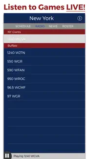 new york football radio & live scores iphone screenshot 1