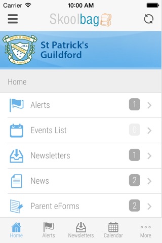 St Patrick's Guildford - Skoolbag screenshot 2
