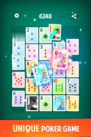 Get Poker J - matching cards number puzzle game screenshot 3