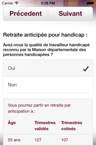 Âge de ma retraite screenshot 3