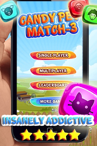 Candy Pet Match-3 screenshot 2