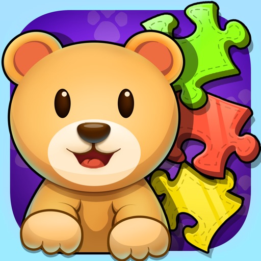 Furry Pets: Kids Jigsaw Puzzle - Kids Education Games FREE iOS App