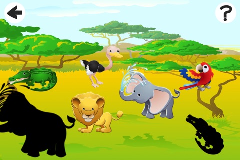 Animated Safari Animal-s in One Kid-s Puzzle Game screenshot 3
