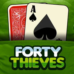Forty Thieves Solitaire Free Card Game Classic Solitare Solo
