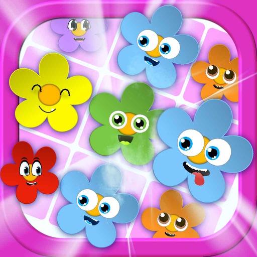 Flower Magic - swipe tiles 2048 edition game free iOS App