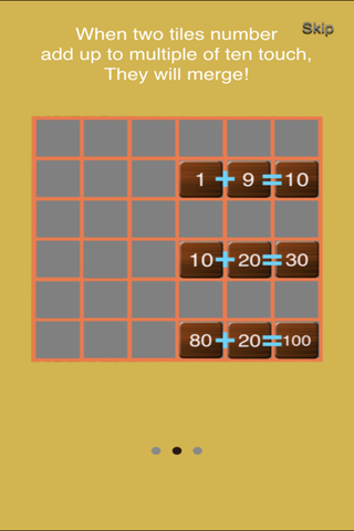 10+10 - multiple ten puzzel game screenshot 2
