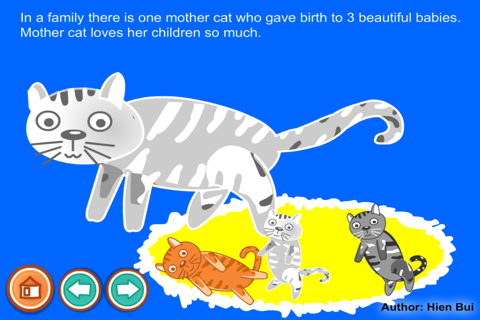 A lazy cat story (Untold toddler story from Hien Bui) screenshot 4