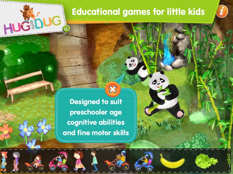 Zoo Explorer -  HugDug animals activity game for little kids. screenshot-4