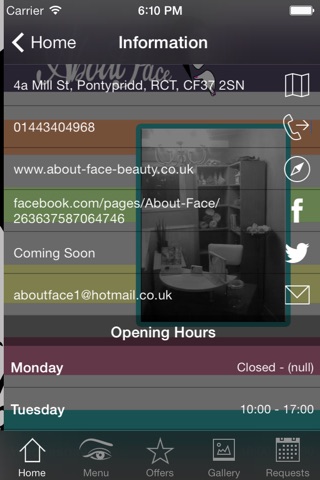 About Face Beauty Salon screenshot 3